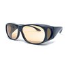 Incredible Bargains The Gadgeteer Blue Light Blocking Computer Glasses, Fit Over Eyeglasses - Black