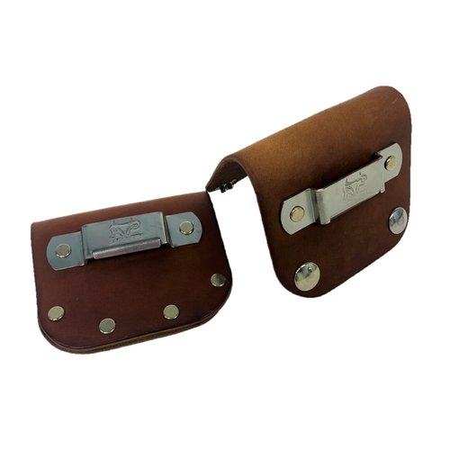 Leather Tape Measure Holder (Dark Brown)