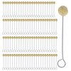 TCP Global Wool Daubers Ball Brush (Pack of 100) - Applicator Tool for Leather Dye, Dying, Staining, Crafting, DIY Crafts Projects, Gluing, Contact Cement, Shoe Shine Polish - Daub, Swab, Wipe, Spread