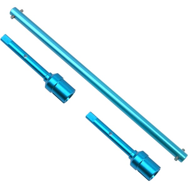 Vgoohobby Aluminum Center Drive Shaft Propeller Shaft & Joint Cup Compatible with Tamiya TT02 1/10 RC On Road Touring Car Upgrade Parts