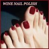ASMAYSA Wine Red Nail Polish, Air Dry Burgundy Nail Polish Gel, Deep Red Nail Polish for Women, Long Lasting Blood Red Nail Polish, Cherry Nail Polish for Women & Girls