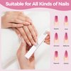 18pcs Nail File for Acrylic Nails - Capularsh 100/180 Grit Professional Double Side Emery Boards, Reusable Coarse Nail File for Acrylic Gel Dip False Nail Home and Salon Use