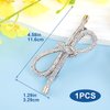 Mxxipp Bow Hair Clips(1PCS),Rhinestone Crystal Bowknot Clips for Women Girls,Prom Hair Accessories for Party Halloween Vanlentine Mothers' Day（Light Purple）
