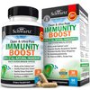 Immune Support Supplement with Vitamin C 1000mg Zinc Elderberry Extract Ginger Root Beta Carotenes, Immunity Boost for Adults, Natural Immune Defense Antioxidant Vitamins by BioSchwartz, 90 Capsules