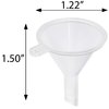 4 oz Frosted Clear Glass Boston Round Bottle with Treatment Pump (4 Pack) + Funnel