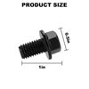 Torque Converter Bolt 2307304 Kit fits for GM Torque Transformer 4L60E 4L65E 4L70E 4L80E 700R4 200-4R 3L80 4T60E 4T65E 4 Speed Overdrive M10-1.5x16 Flange Bolts LS1 LS Vortec Autom-3 pcs