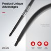 OTUAYAUTO Rear Windshield Wiper Arm Blade Set, Replacement for Dodge Magnum 2005-2008, Nitro2007-2009, Chrysler 300C 2005-2008, Replacment for OEM 5140654AA