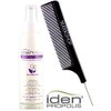 Iden Bee Propolis Smooth Therapy SILKSHINE Shine Serum for ALL HAIR TYPES (with Sleek Steel Pin Tail Comb) (4.2 oz / 125 ml)