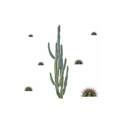 RoomMates RMK3860GM Cactus Peel and Stick Giant Wall Decals