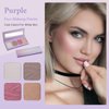 Color Nymph Contour Palette Eyeshadow Makeup Set For Teen Girl Included Highlighter, Blush, Bronzing, Contour Powder With Mirror For Beginners Cruelty Free And Hypoallergenic