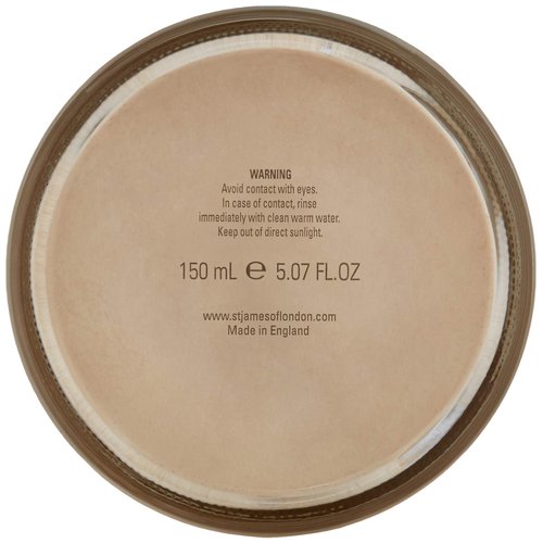 St James of London Tonka & Tobacco Flower Shave Cream Jar, 5.07 oz