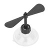 Aramox Bike Helmet Propeller, Decorative Helmet Suction Cup Rubber and Plastic Motorcycle Helmet Propeller Rubber & Plastic(Black)