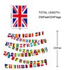Consummate 224 Countries International World String Flags Banner Set Small Mini National Bunting Flags,All Countries Flags for Olympic,Bar,Sports Clubs,School Festivals Decorations,235 Feet