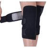 CTHOPER 1Pair Self Heating Knee Brace Sleeve, Adjustable Tourmaline Magnetic Therapy Knee Pad Support with Open Patella Stabilizer