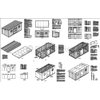 10' x 20' Deluxe Back Yard Storage Shed Project Plans / Do it yourself, Modern Roof Style Design #D1020M