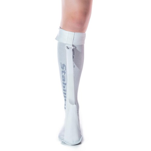 StrictlyStability White Strap Sock for Plantar Fasciitis, Achilles Tendonitis, Tight Calves (1 Regular Size)