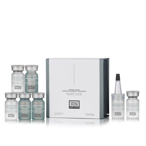 Erno Laszlo Freeze-Dried Targeted Blemish Treatment, Skin Care, Spot Treatment with Salicylic Acid & Hyaluronic Acid; Topical Serum, Blemish, and Tone Correction, 6-Piece Kit