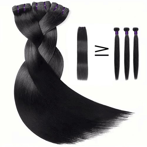 16A Straight Bundles Human Hair100% Unprocessed Brazilian Virgin Hair Bundles Straight Hair 3 Bundles Remy Hair Extensions for Black Women