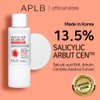 APLB Salicylic Acid BHA Arbutin Facial Toner | SALICYLIC ARBUT CEN™ 13.5% 5.41 FL.OZ/Korean Skincare, Acne & Pore Care, Replenishing Moisture, Revitalize for Gentle and Improve Skin Texture