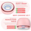 AirPods Pro 2nd Generation/1st Generation Earbuds (8 Earbud mounting Slots with Noise-canceling Holes and Built-in dust mesh), USB-C Charging Cradle, and Cleaning kit. 4 Pairs (XS/S/M/L), Pink