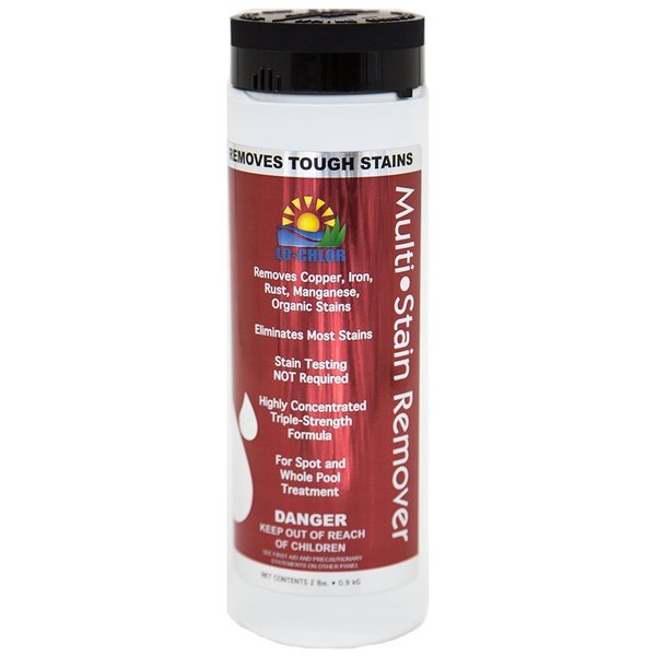 LO-CHLOR LO-202-1 All Pool Surface Multi-Stain Remover, 2-Pound