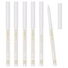 6Pcs White Eyeliner Pencils Professional Use as Highlighter,Lip Line Pen Long-lasting Nice Color Eye Brow Gel Pen Makeup Brow Tint Pencils Beauty Makeup Tools