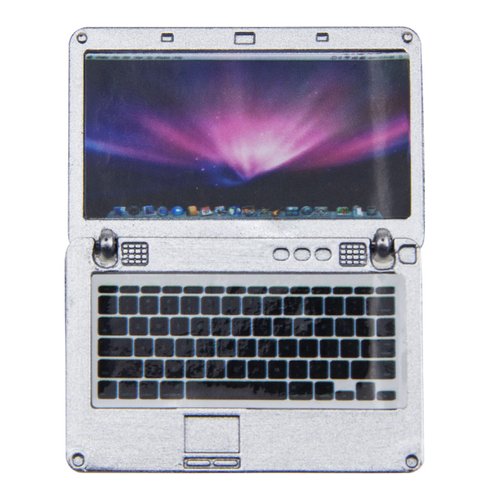 ODDIER Dollhouse Furniture Miniature Laptop 1:12 Scale Doll House Furniture Miniature Dollhouse Accessories Miniature Dolls Playsets Mini Stuff Tiny Things Mini Things