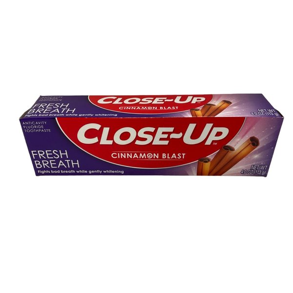 Close-Up Fluoride Toothpaste, Freshening Red Gel 4 oz (Pack of 3)