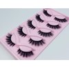 Palimainy False Eyelashes Fluffy Wispy Eyelashes Faux 3D Mink Lashes Thick Volume Long Soft Dramatic Strip Eye Lashes Pack 8 Pairs, Black
