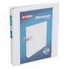 Avery Economy Showcase View Binder, 1 Inch Slant Rings, 1 White Binder (19601)