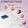 NailFace Cordless UV LED Nail Lamp, Rechargeable 66W UV Light Nail Curing Lamp for Gel Nail Acrylic Polish with Auto Sensor & 5 Timer for Home & Salon