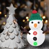 12 Pack Build a Snowman Kit Christmas Crafts Gift for Kids, Xmas Activities Creative Kids Air Dry Modeling Clay Snowman DIY Toys for Holiday Favor Supplies