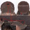 melody wig Synthetic Half Pink Half Blue Lace Front Wigs Long Silky Straight Wig Heat Resistant Fiber Synthetic Half Wigs Middle Part Replacement Wig