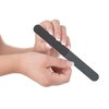 Professional Quality Nail File, Black 4 Way, White Center (100-180/240-600) 12 Pack