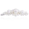 WOIWO 2 PCS Graceful Sweet Metal Pearl Hair Clip Accessories, Ornament Women's Headwear Styling Jewelry