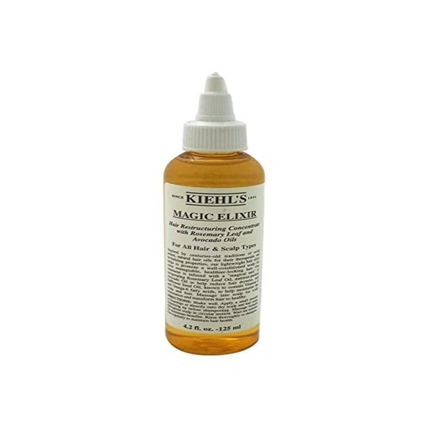 Kiehl's Magic Elixir Hair Restructuring Concentrate with Rosemary Leaf & Avocado Oil, 4.2 Ounce