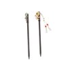 2Pcs Chinese Style Flower Tassel Hair Sticks, Traditional Imitation Jade Wooden Hairpins with Bead Pendants Hanfu Hair Accessories for Women Girls