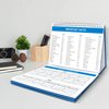 BHR Desk Wall Calendar 2024-2025,Monthly Desk Calendar from January 2024-June 2025,10"×8" Standing Flip Desktop Calendar