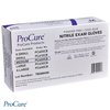 ProCure [200 Count Disposable Nitrile Gloves Medium - Powder Free, Rubber Latex Free, Medical Exam Grade, Non Sterile, Ambidextrous - Soft with Textured Tips - Cool Blue