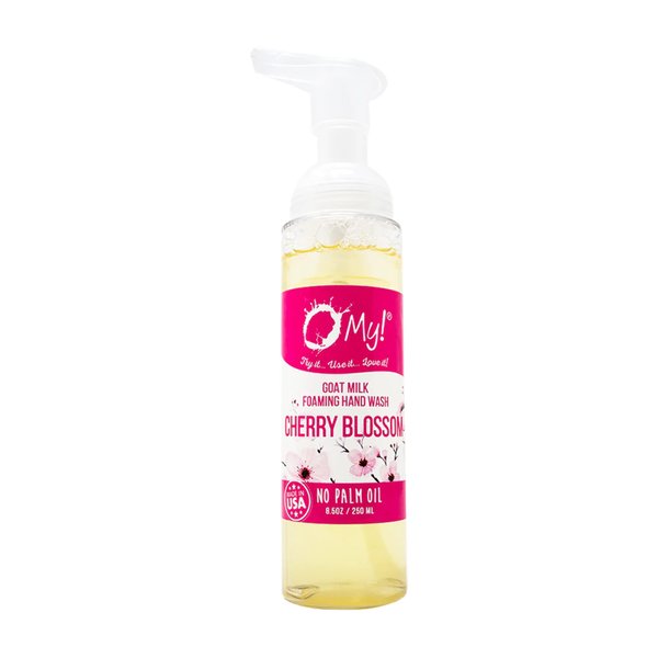O My! Goat Milk Foaming Hand Wash | Rich, Creamy Foam | Made with Farm-Fresh Goat Milk | Free of Parabens & More | Handcrafted in USA