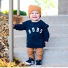YOKJZJD Infant Toddler Baby Boy Fall Winter Outfits Letter Pullover Sweatshirt Long Sleeve T-Shirt Tops Pants Sweatsuit Clothes Set (Black, 2-3T)