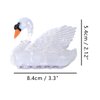 OMG Decor White Swan Claw Clip,Acetate Hair Clips,Small Claw Clips for Women