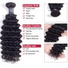 Amella Hair 8A Grade Uprocessed Brazilian Deep Wave 100% virgin hair 3 Bundles Remy Human Hair Extensions Natural Color (14'' 16'' 18'')