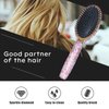 Bling Rhinestone Hair Brush Removing Tangles, Knots, Hair Massaging For Women,Girl Wet and Dry Hair (pink)