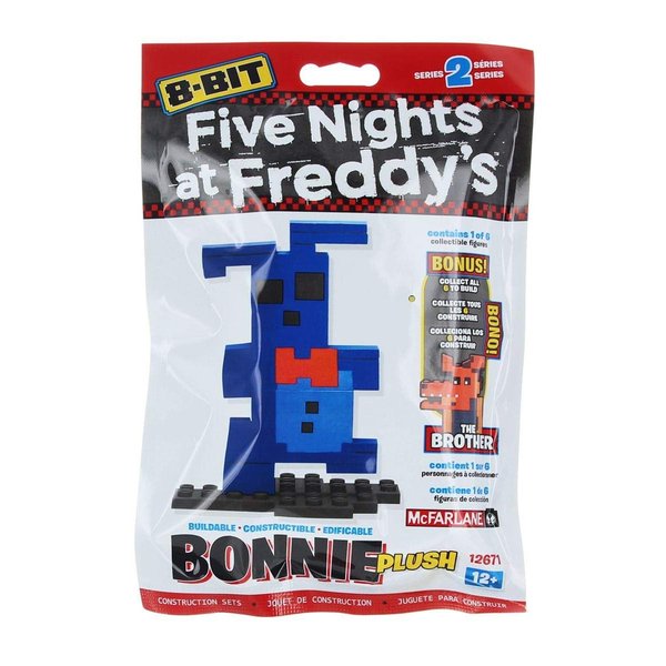 McFarlane Toys 12671-6 Five Nights at Freddy's 8-Bit Buildable Figures Building Kit