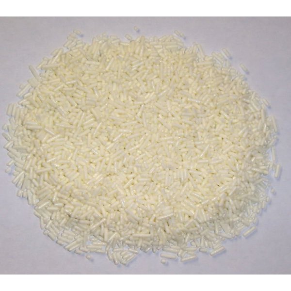 Scott's Cakes 1 Pound White Sprinkles / Jimmies