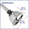Waterpik PowerPulse Therapeutic Massage Shower Head, No Size, Chrome, XAS-613E