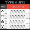 40pcs Tattoo Cartridge Needles, Urknall Tattoo Needles Mixed 3RL 5RL 7RL 9RL Round Liner Cartridge Needles