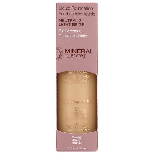 MINERAL FUSION Liquid Foundation Neutral 3, 1 FZ