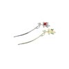 Leadigol Chinese Hair Sticks,Hanfu Hairpins Simple Retro Chinese Style Headwear Hair Clip Dress Decor For Women Pearl Flower Hair Fork